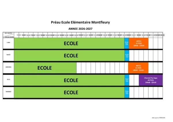 Image du document Planning général des locations des salles – 2026-2027